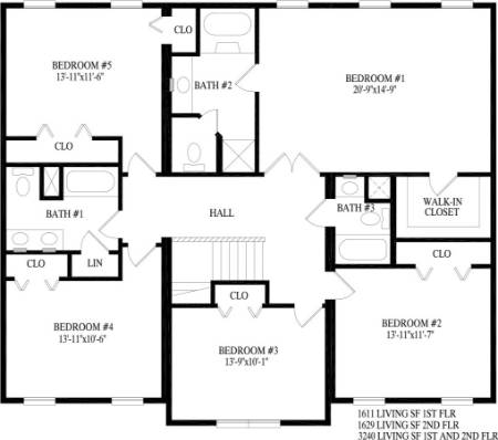 Meadowview Modular Home Floor Plan Second Floor